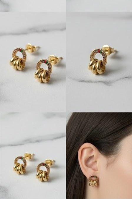 Round style Earrings