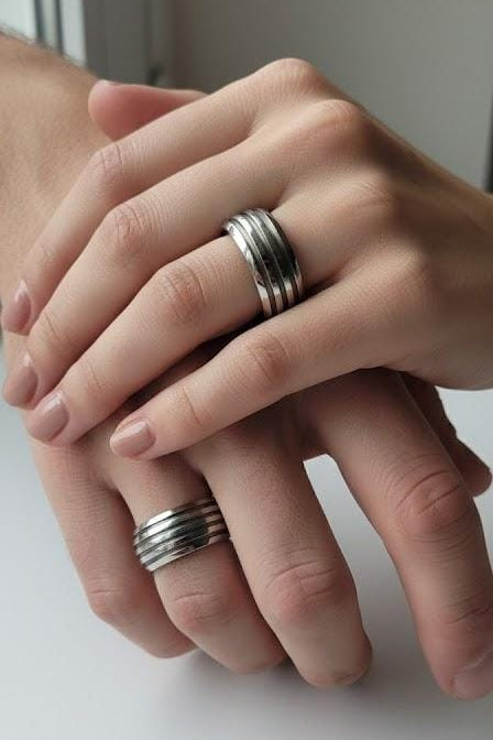 Silver lining Rings