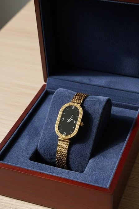 Golden Watch Style Bracelet